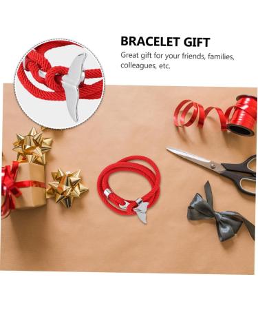 ABOOFAN 2 Pcs Whale Tail Bracelet Marine Anchor Couple Bracelet Sailing Bracelet Daily Bangle Cuff Bracelet Bracelets for Couples Stylish Bracelet Natal Lovers Silica Gel Year of Birth - Buy Online on GoSupps.com