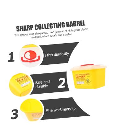 Lalafina Portable Recycling Box for Sharp Needles & Blades - Safe Storage Container for Waste Blades | Durable ABS Design - Buy Online on GoSupps.com