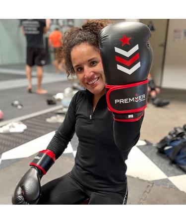 Revgear Premier Boxing Gloves for Punching, Kickboxing & Training | Gray/Black 16 OZ | Men & Women | Durable & Comfortable - Buy Online on GoSupps.com