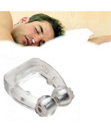 Anti-Snoring Stop Snore Free Sleep Aid Device Silicone Magnetic Nose Clip