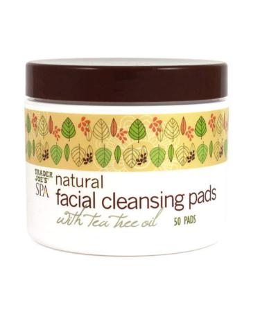 Trader Joe's Spa Natural Facial Cleansing Pads with Tree Oil