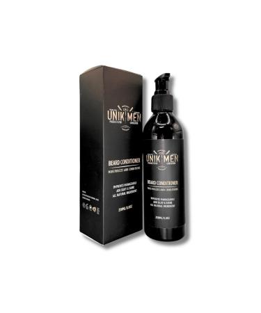 Unik Men Conditionneur pour Barbe avec Huile de Jojoba Aloe Vera et Vitamine E Soin Revitalisant 250ml