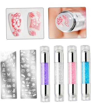 Nail Printing Tool Nail Polish Pattern Making Aids Nails Seal Mold Nail Stamp Plate Nail Seal - Buy Online on GoSupps.com