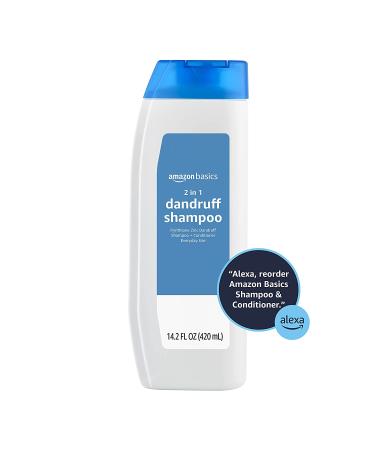Amazon Basics 2-in-1 Dandruff Shampoo & Conditioner, Gentle pH Balanced, 14.2 Fl Oz - 6-Pack - Buy Online on GoSupps.com