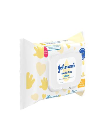 Johnson's Hand & Face Baby Sanitizing Cleansing Wipes for Travel - No More Tears Formula - Paraben and Alcohol Free - 25 ct (Pack of 4) - Buy Online on GoSupps.com