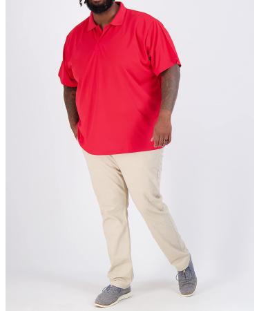 3 Pack Men's Quick-Dry Short Sleeve Athletic Performance Polo Shirt - Regular & Big-Tall Sizes (S-5X) - Regular Large Set for Active Men - Buy Online on GoSupps.com