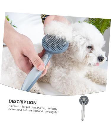 IPLUSMILE 3-Part Pet Grooming Brush Tool - Professional Cat Hair Remover & Massaging Comb for Smooth Undercoat | Brief Cleaning | 19.3x7.7x4.9cm - Buy Online on GoSupps.com