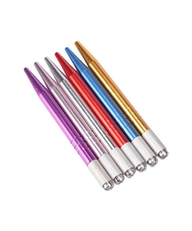 FRCOLOR FRCOLOR 6Pcs Makeup Eyebrow Pen Permanent Brow Pen Embroidered Blade Eyebrow Pencil Embroidered Pen Microblading Pen