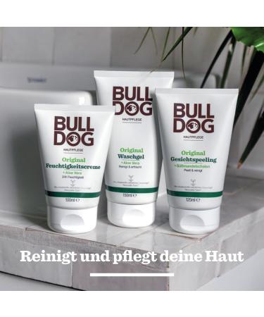 BULLDOG Men's Skin Care | Original Cleansing Gel 150ml | Moisturizing & Soothing Facial Cleanser - Buy Online on GoSupps.com