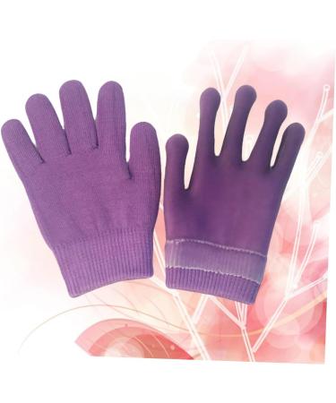 SOESFOUFU Gel Socks for Moisturizing Spa Gel Socks Cracked Heel Socks Spa Socks Cracked Skin Socks Moisturizing Gel Socks Moisturizing Socks Cracked Skin Gloves Socks for Heels Indoor Purple - Buy Online on GoSupps.com