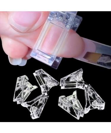 5/10pcs Set Nail Tips Clips Clamps Poly Gel Extension Builder Manicure Tool  Art