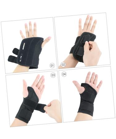 Buy Tendonitis Wrist Brace & Protector for Weightlifting & Bowling - Adjustable Steel Plate Wrist Splint for Men & Women - Buy Online on GoSupps.com