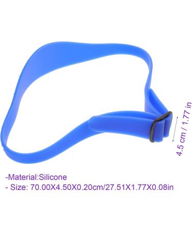 Beaupretty Neckline Shaving Template Hair Cutting Guide Curved Silicone Haircut Band for DIY Home Salon Hair Trimming Cutting Blue - Buy Online on GoSupps.com