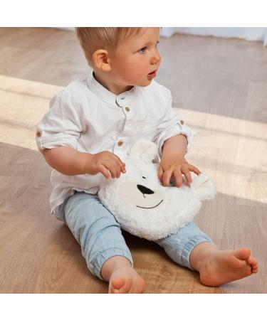 GR NSPECHT Polar Bear Cherry Stone Heat Cushion - Children's Warming Toy for Stomach Pain and Cold - Buy Online on GoSupps.com