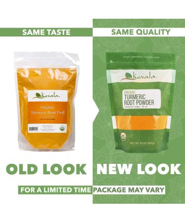 Kevala Organic Turmeric Powder Curcumin 2 lb - Premium Quality Turmeric for Health Benefits - Buy Online on GoSupps.com
