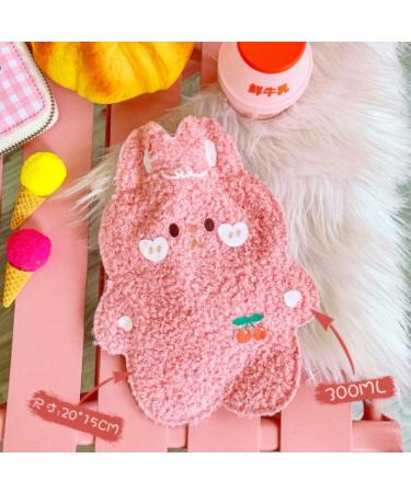 Cartoon Style Plush Heat Bottle with Cover - Portable Hot Water Sack for Students | Anti-Scale & Cozy Warm Handbag - Buy Online on GoSupps.com