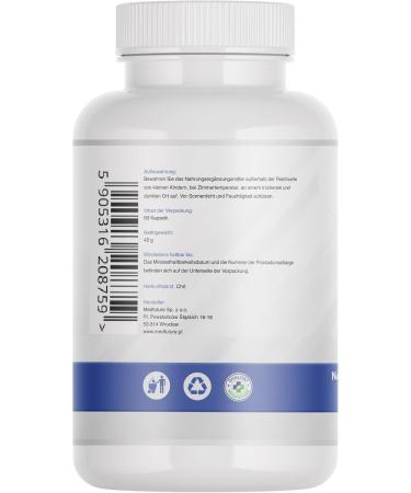 Inositol Capsules 690 mg - 60 High-Dose Vitamin B8 Capsules for Optimal Health - International Shipping Available - Buy Online on GoSupps.com