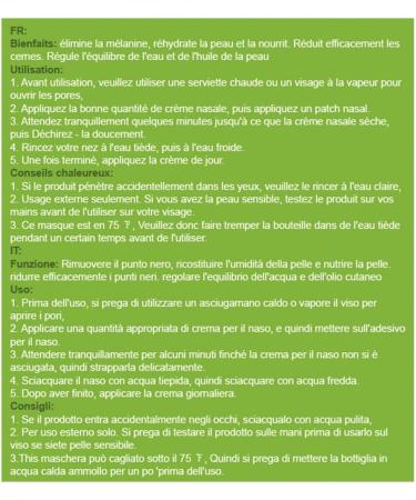 QEEROYO Nose Pore Strips Nose Strips Nose Strips Blackhead Black Head Remover For Nose Blackhead Mask Blackhead Nasal Membranes Head Remover For Nose Blackhead Remover for All Skin Types 30g - Buy Online on GoSupps.com