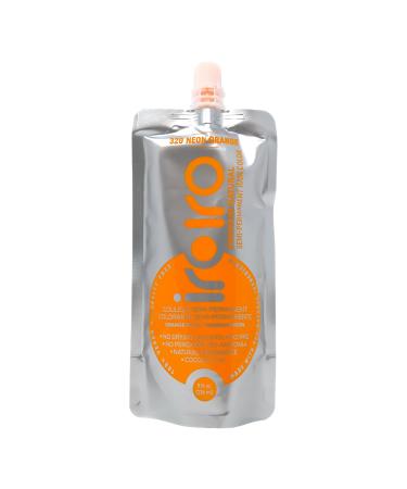 IROIRO Premium Natural Semi-Permanent Hair Color 320 Neon Orange (8oz)