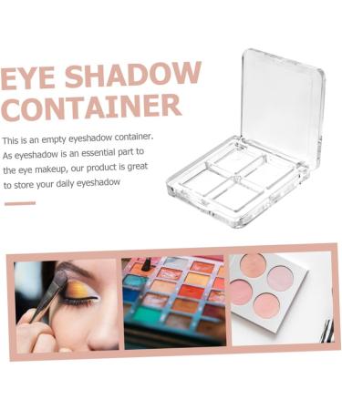 Housoutil 40 Pcs Boxes Eye Shadow Box Highlighters Clear Blush Empty Eyeshadow Storage Case Cosmetic Blush Box 6x6cmx4pcs Transparentx4pcs - Buy Online on GoSupps.com