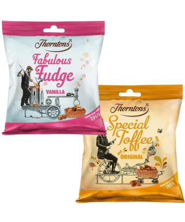 Toffee & Fudge Bundle with Thornton Fabulous Fudge Vanilla 100g and Special Toffee Original 100g (2 Pack)