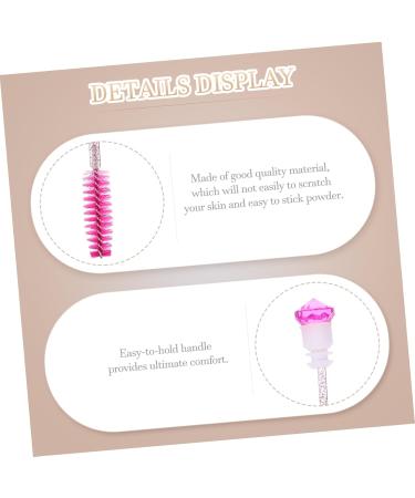 FOMIYES 8pcs Diamond Mascara Brush Disposable Eyelash Brush Eye Foundation Brush Lash Brow Comb Modify Spool 11.7x1.1cm Rosy - Buy Online on GoSupps.com