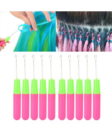 10 pieces Latch Needles Crochet Crochet Needle Braids Crochet Braid Needle Dreadlock Needle Hair Extension Hair Threader for hair extensions or braids