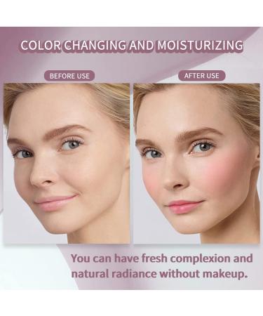 Color Changing Lip & Cheek Gloss - Moisturizing Clear Blush Tint - Buy Online on GoSupps.com