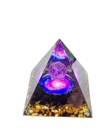 ycyingcheng Healing Crystals Tower Energy Quartz Crystals Positive Energy Generator Protection Crystal Pyramid Stones for Healing Meditation Chakra Balance 6cm 48