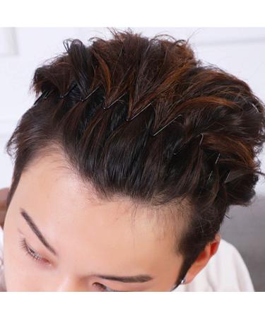 Buy 5-Piece Metal Hair Band Set | Unisex Wave Spring Headbands & Elastic Hair Ties - Eco-Friendly Style - Buy Online on GoSupps.com