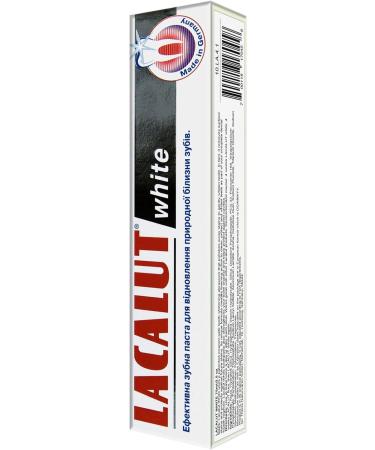 Lacalut White Medical Grade Toothpaste 75ml (2-Pack) - Whitening & Strengthening | Buy Internationally - Buy Online on GoSupps.com