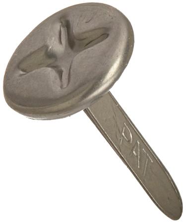 Creative Impressions Metal Paper Fasteners 10mm 25/Pkg  Screw Heads - Pewter