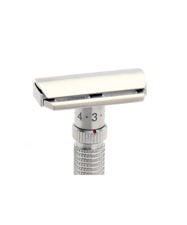 Rex Ambassador Wet Razor - 100% Stainless Steel Adjustable Double Edge Blade Handmade in the USA | Rex Supply Company - Buy Online on GoSupps.com