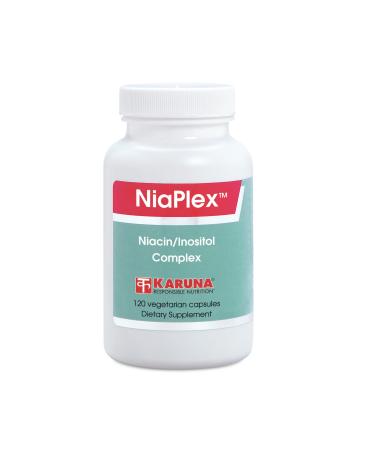 Karuna NiaPlex 120 Vegetarian Capsules | Niacin 1000mg, Chromium 200mcg | Flush-Free NIACIN