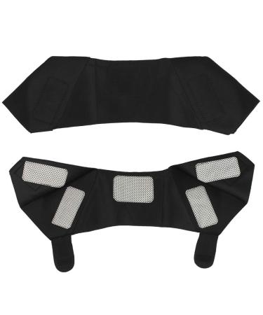 Double Shoulder Brace Shoulder Wrap Shoulder Support Adjustable Soft Self Heating Relax Shoulder Pad Support Braces Belt Magnetic Shoulder Belt for Outdoor Hiking Lifting Sports