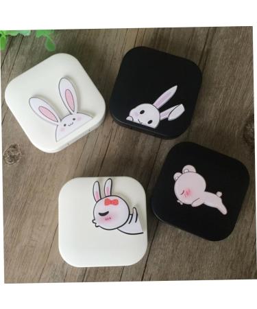 Buy Healeved 2pcs Portable Rabbit Colored Lens Holder Case Ideal for Contact Lenses | International Shipping Available - Buy Online on GoSupps.com