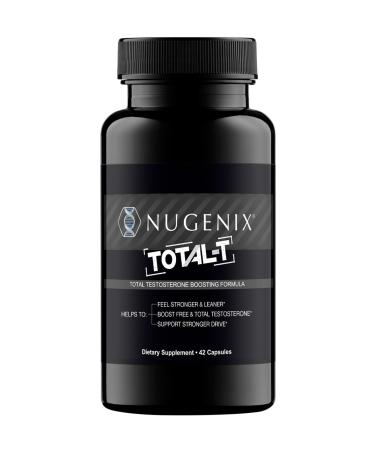 Nugenix Total-T Free and Total Testosterone Booster Supplement for Men 42 Count 42 Count (Pack of 1)