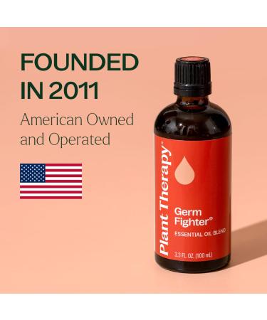 Plant Therapy Germ Fighter Essential Oil Blend 100% Pure Undiluted Natural Aromatherapy Therapeutic Grade 100 mL (3.3 oz) - Buy Online on GoSupps.com