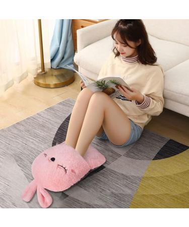 Lichengtai Electric Foot Warmer 4 Temperature Levels & 3 Timing Shutdown Cozy Heating Pillows for Winter Ideal for Family Living Room Office - Pink for Women & Children - Buy Online on GoSupps.com