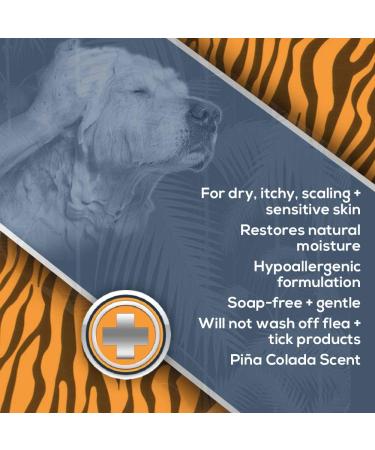 Jungle Pet Aloe Oatmeal Shampoo for Dogs - Hypoallergenic Sensitive Skin Formula - 12 oz - Buy Online on GoSupps.com