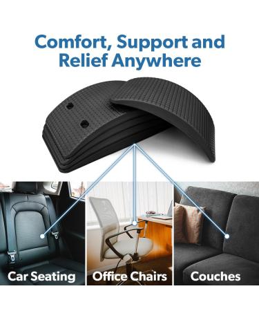 Adjustable Back Stretcher for Lumbar Support | Spine Alignment & Pain Relief | Dr. Sinett - Buy Online on GoSupps.com