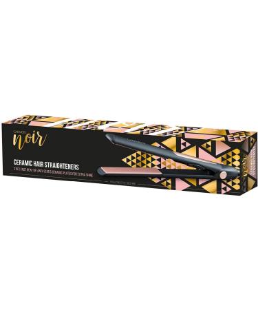 Carmen C81054 Noir Hair Straightener with Ceramic Plates and Anti Tangle 360 Swivel Cord - Black & Rose Gold - Buy Online on GoSupps.com