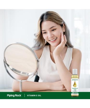 Piping Rock Vitamin E Oil | 5000 IU | 4 fl oz | for Skin Face Hair & Nails | Nourishing Supplement - Buy Online on GoSupps.com