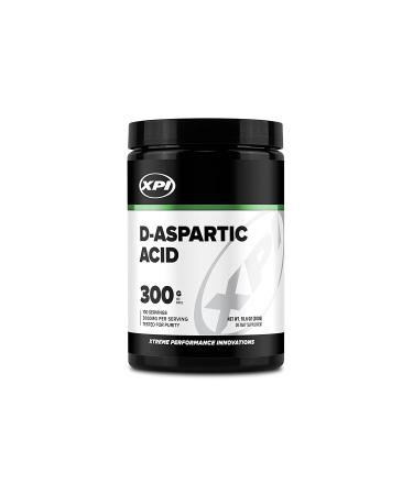 XPI D-Aspartic Acid Powder 300 Grams, 100 Servings - Pure DAA Powder