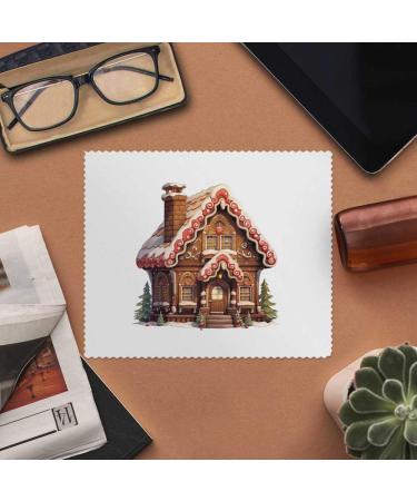 Buy 2 Pack Gingerbread House Microfiber Lens & Glasses Cleaning Cloths - Perfect for Clean Lenses & Screens | International Shipping Available - Buy Online on GoSupps.com
