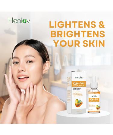 Kojic Acid Serum Dark Spot Remover for Face & Body Skin Brightening for Spots, Hyperpigmentation, Discoloration Facial Oil Reduces Acne, Scars, & Evens Tone Dark Spot Correcting Glow Serum - Buy Online on GoSupps.com