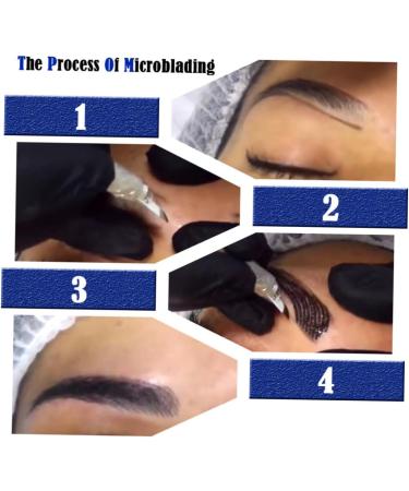 Mikinona Embroidery Kit Cup Embroidery Ink Blue Pencil Skin Practice Eyebrow Dark Coffee and D Pigment Manual Suit - Buy Online on GoSupps.com