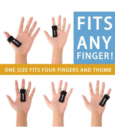 Adjustable Finger Splint for Trigger Finger, Broken Fingers, Dislocation - Pain Relief Thumb Brace - Left or Right Hand - Pink - Buy Online on GoSupps.com