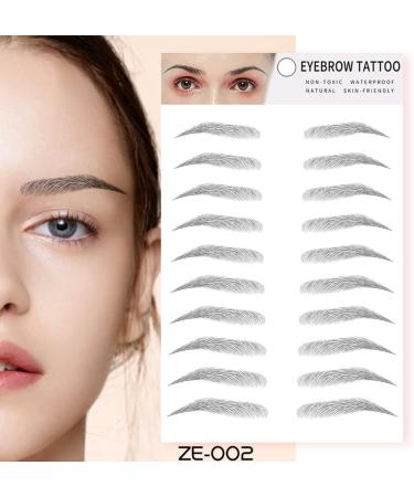 Stick On Eyebrows Eyebrows Waterproof | 3D Peel Off Long Lasting Waterproof Natural False Eyebrows Makeup Sticker For Eyebrow Grooming Shaping Frifer - Buy Online on GoSupps.com