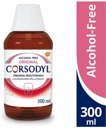 Corsodyl Original Mouthwash 300ml - Pack of 1 | Chlorhexidine Formula - Buy Online on GoSupps.com